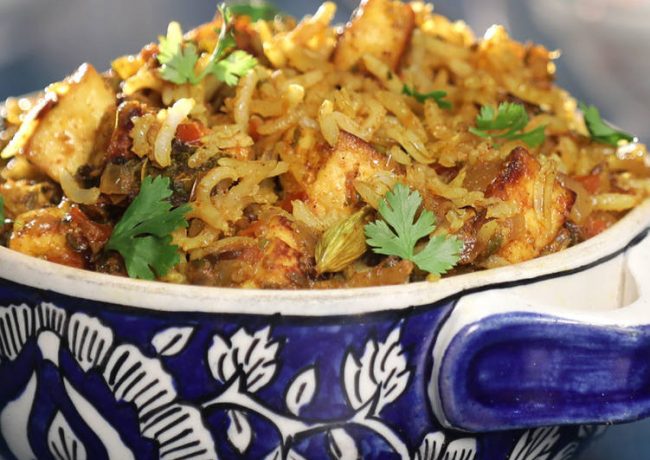 Paneer Kuska Biryani