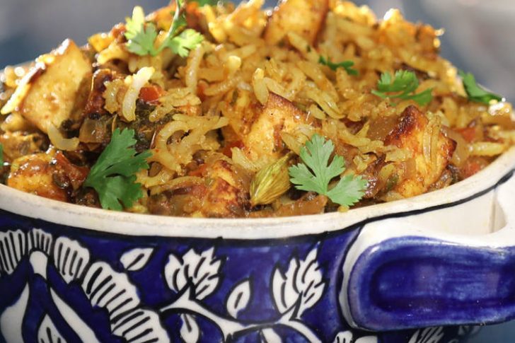 Paneer Kuska Biryani